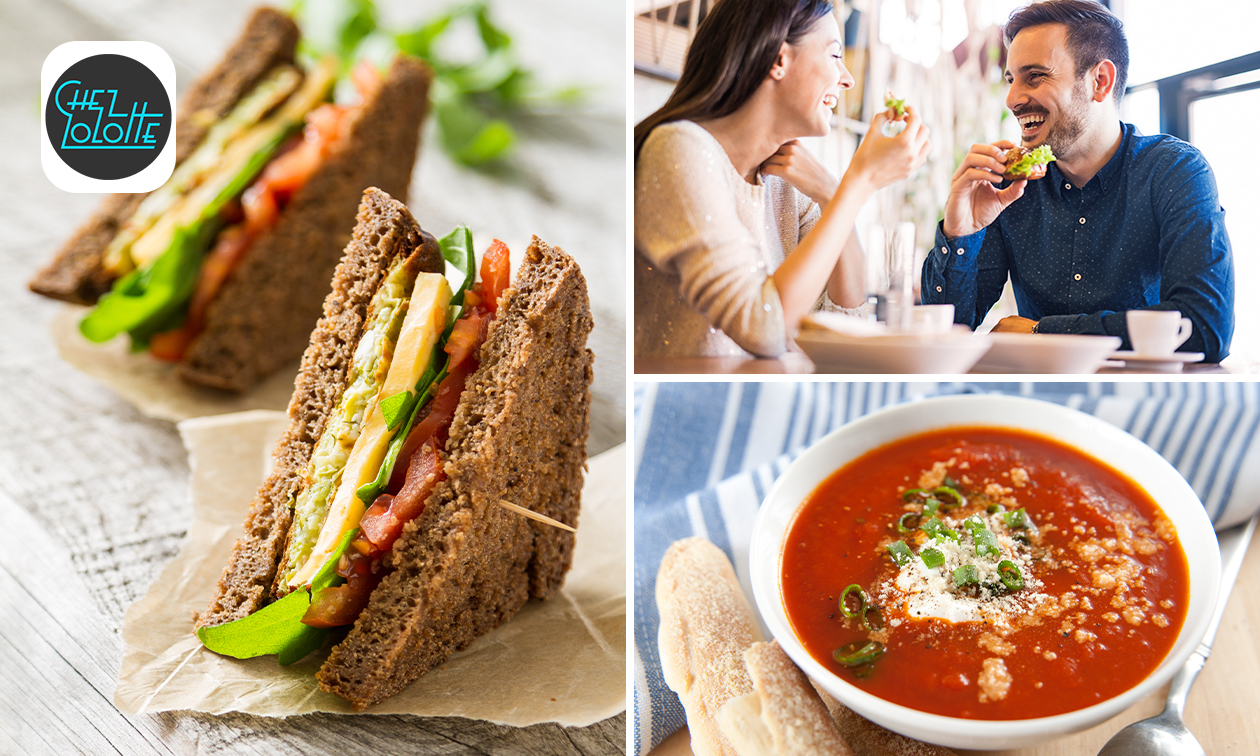 Chez Lolotte, Soupe demi-sandwich ou formule soupe-repas